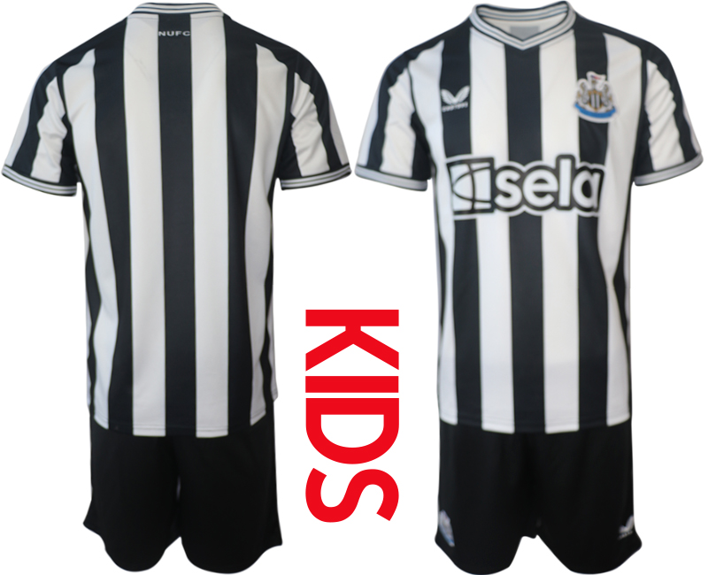 Youth 2023-2024 Club Newcastle United home soccer jersey